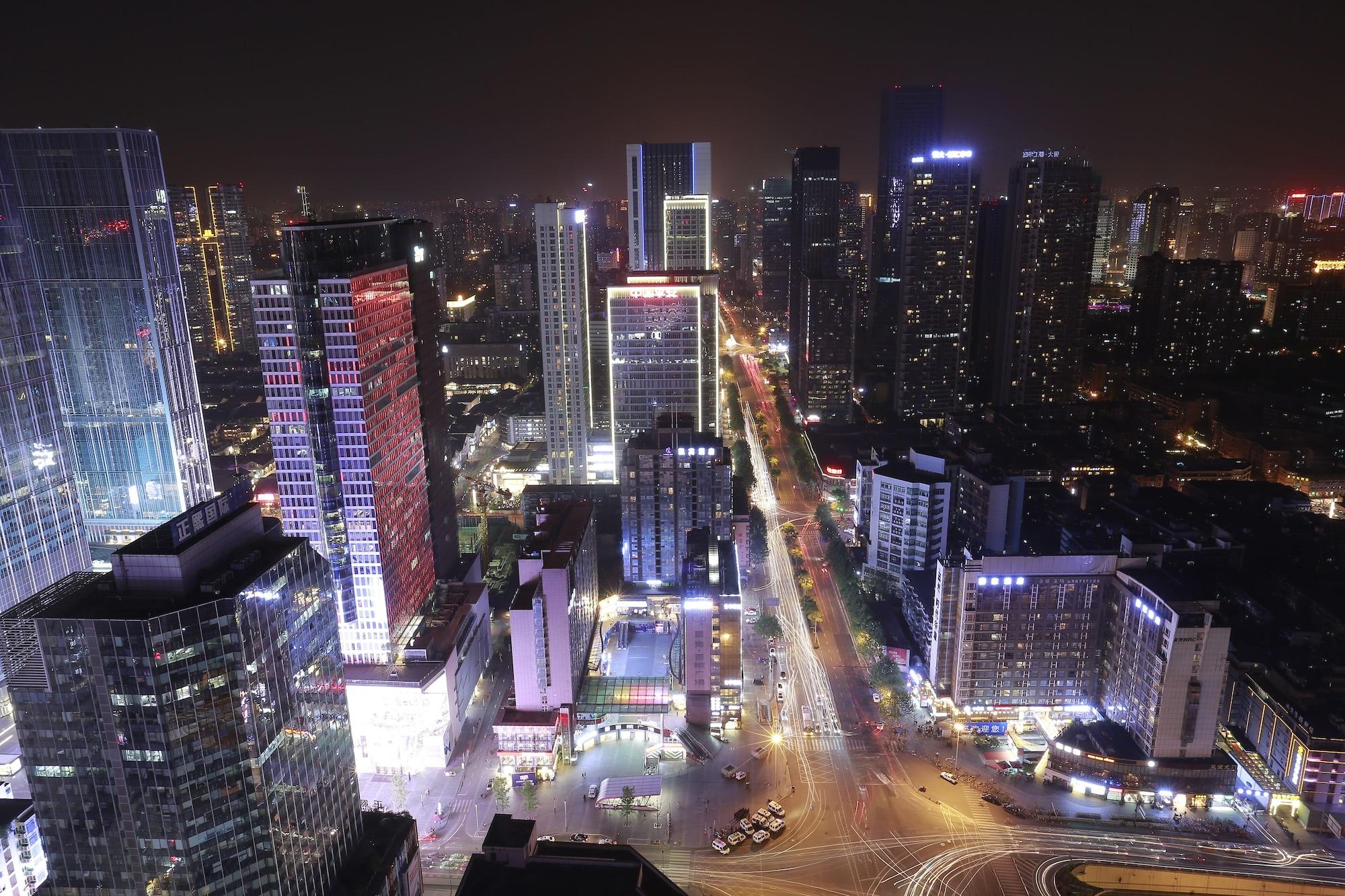 Hotel Grand Hyatt Chengdu Exterior foto